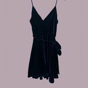 Dark blue mini dress